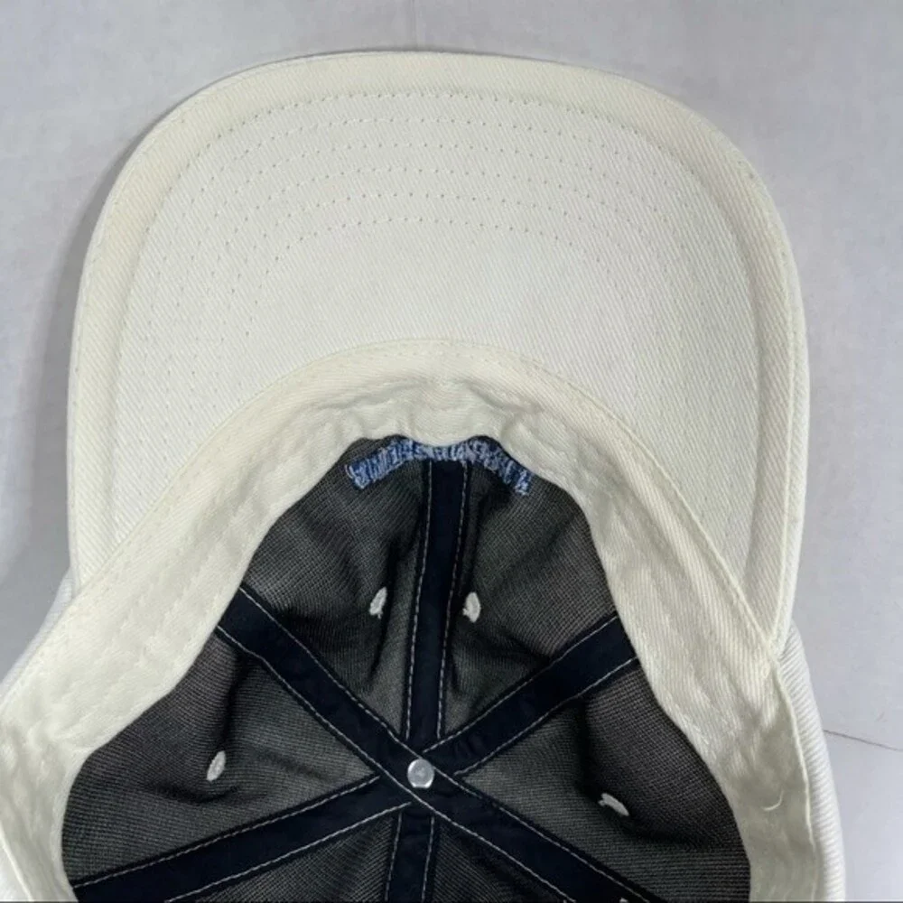 American Eagle Outfitters Hat AE White Embroidered Logo 100% Cotton One Size